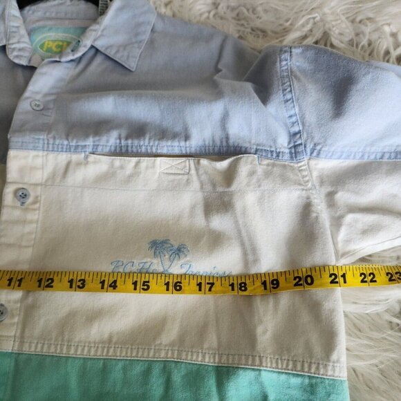 Vtg 80s Pacific Coast Highway Shirt S PCH Tropics Colorblock Surf‎ Short Sleeve - Picture 9 of 16